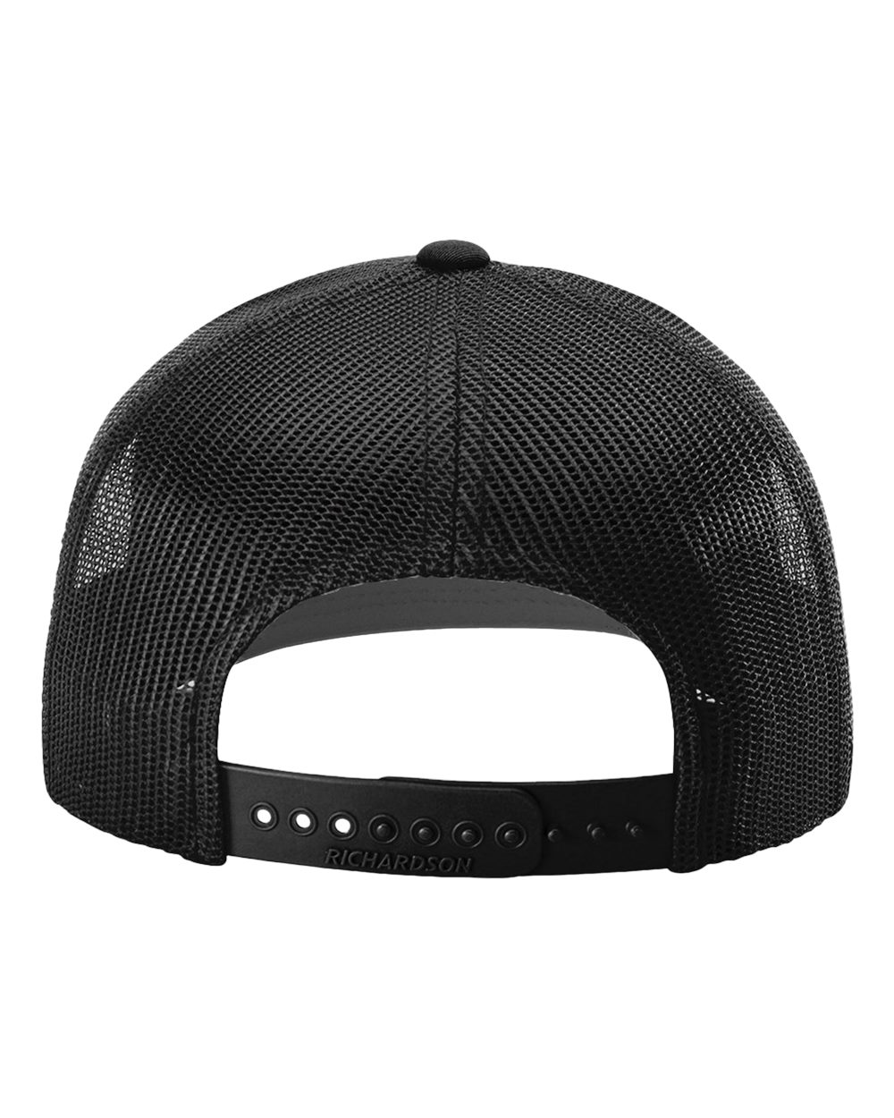 Classic Snapback Trucker Hat – Black (back)