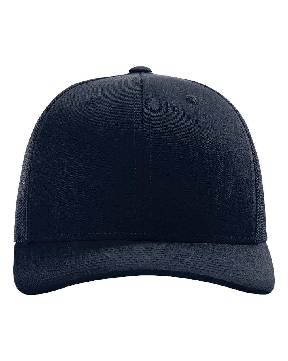 Classic Snapback Trucker Hat – Navy (front)