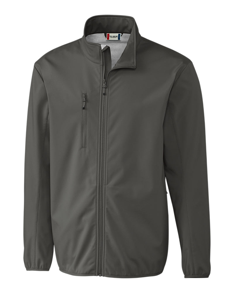 Stretch Soft Shell Jacket – Pistol (front)