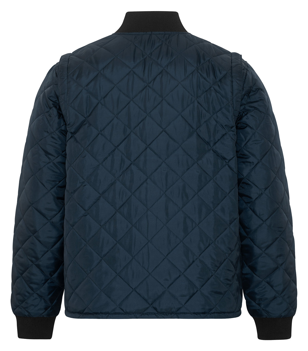 Quilted Freezer Jacket – Dark Navy (back)
