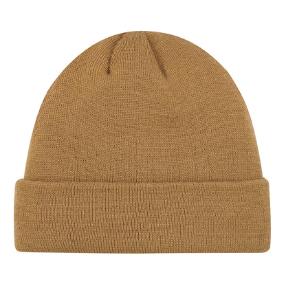 Fleece-Lined Work Toque – Dark Brown (front)