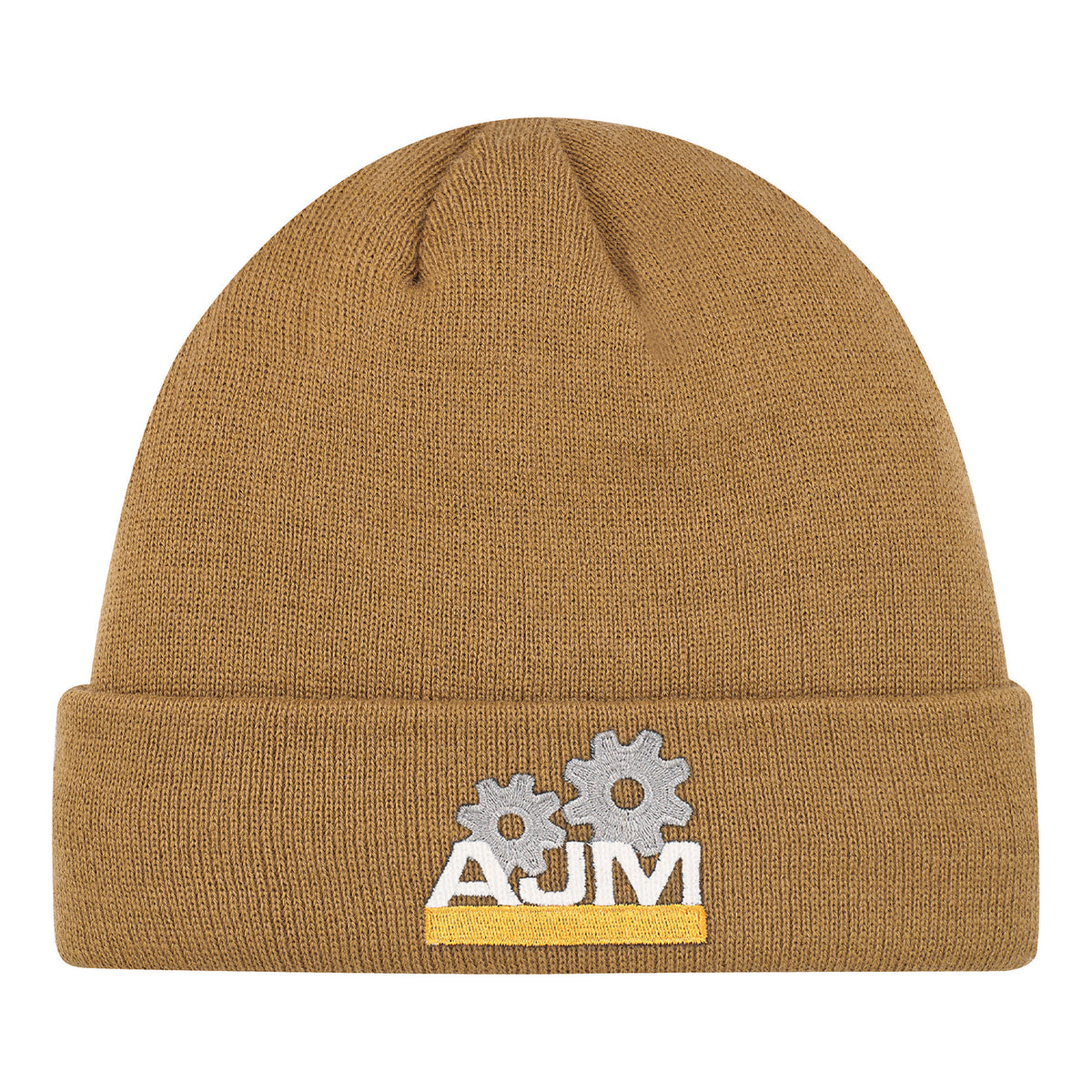 Fleece-Lined Work Toque – Dark Brown (decorated sample)
