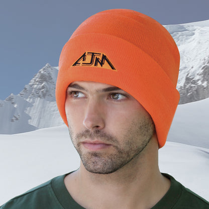 Fleece-Lined Work Toque – Fluorescent Orange (model)