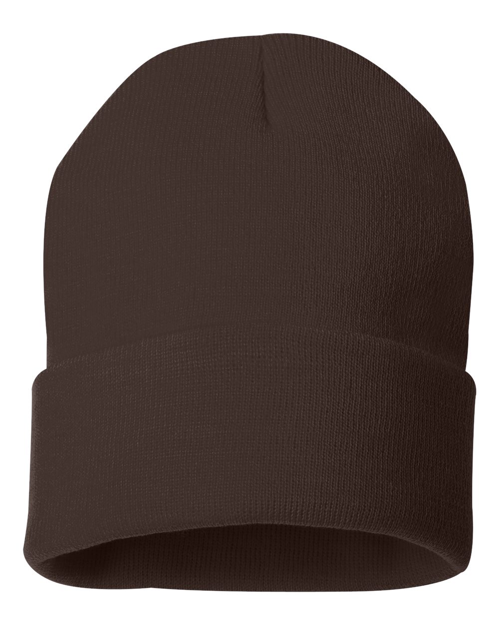 Cuffed Knit Toque – Brown (back)