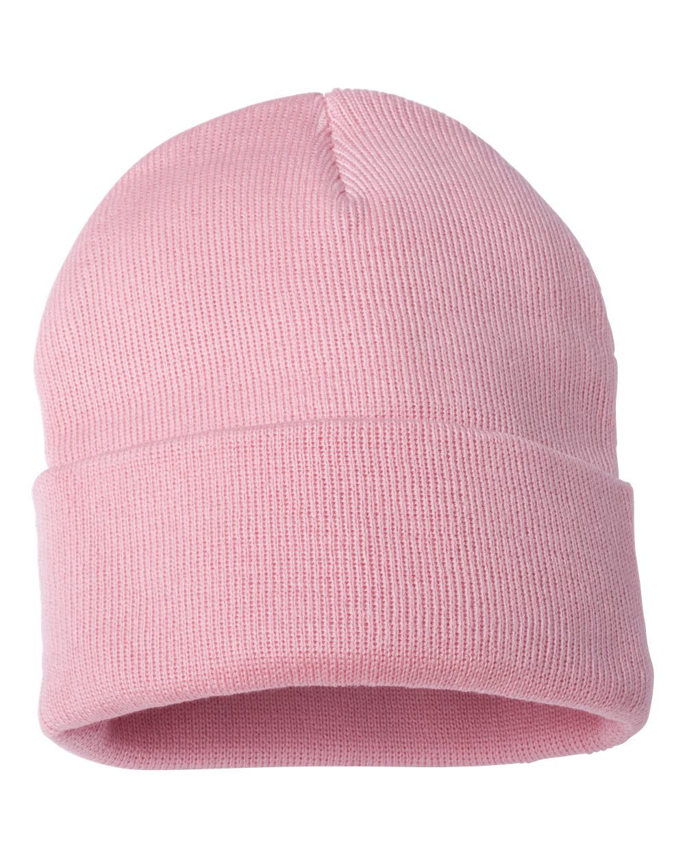 Cuffed Knit Toque – Pink (back)