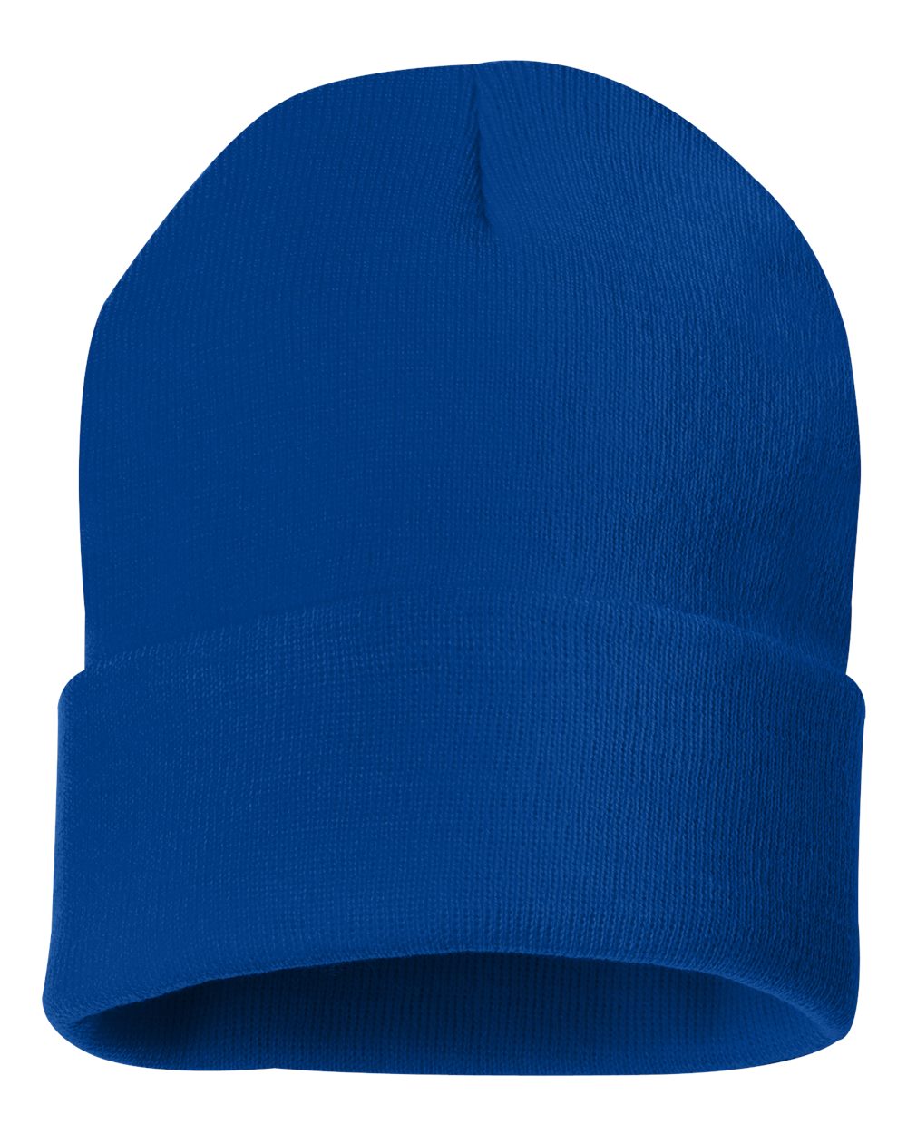 Cuffed Knit Toque – Royal (front)