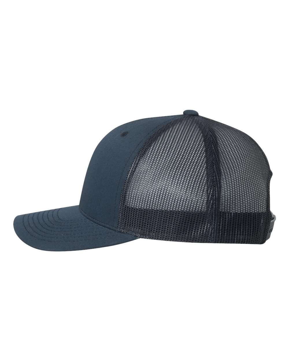Retro Trucker Hat – Navy (side)