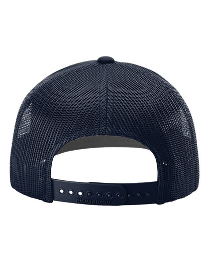 Classic Snapback Trucker Hat – Navy (back)