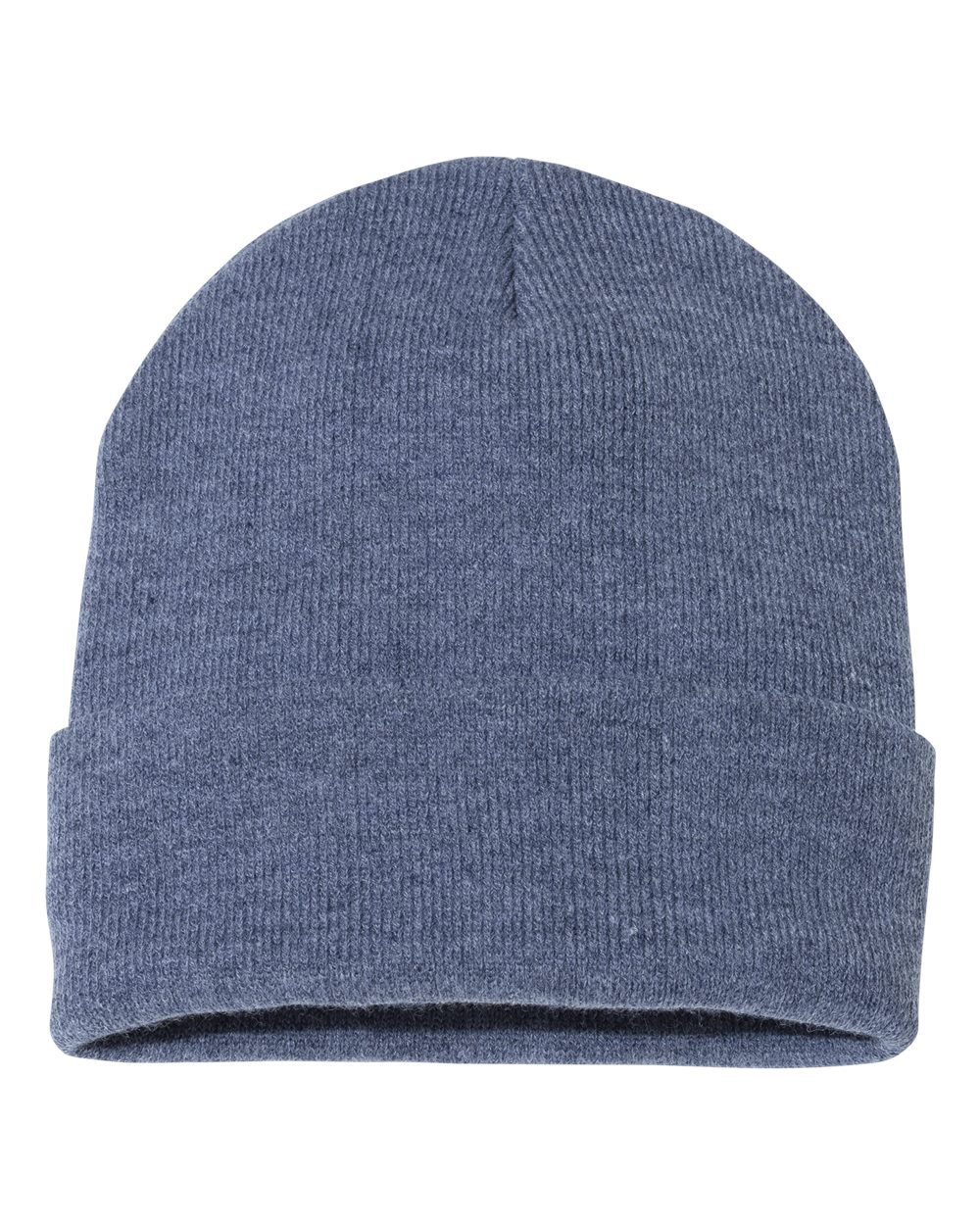 Cuffed Knit Toque – Heather Navy (back)