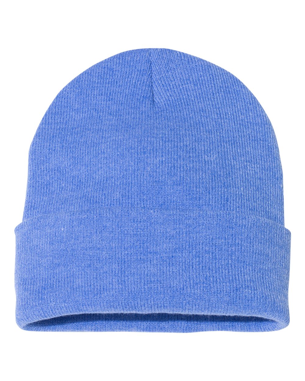 Cuffed Knit Toque – Heather Royal (back)
