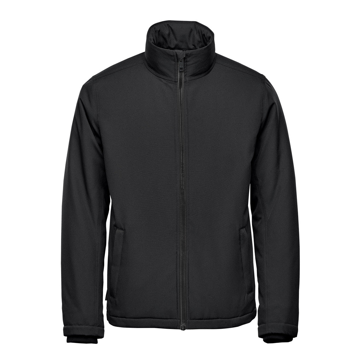 Insulated HD Work Jacket – Black (front)