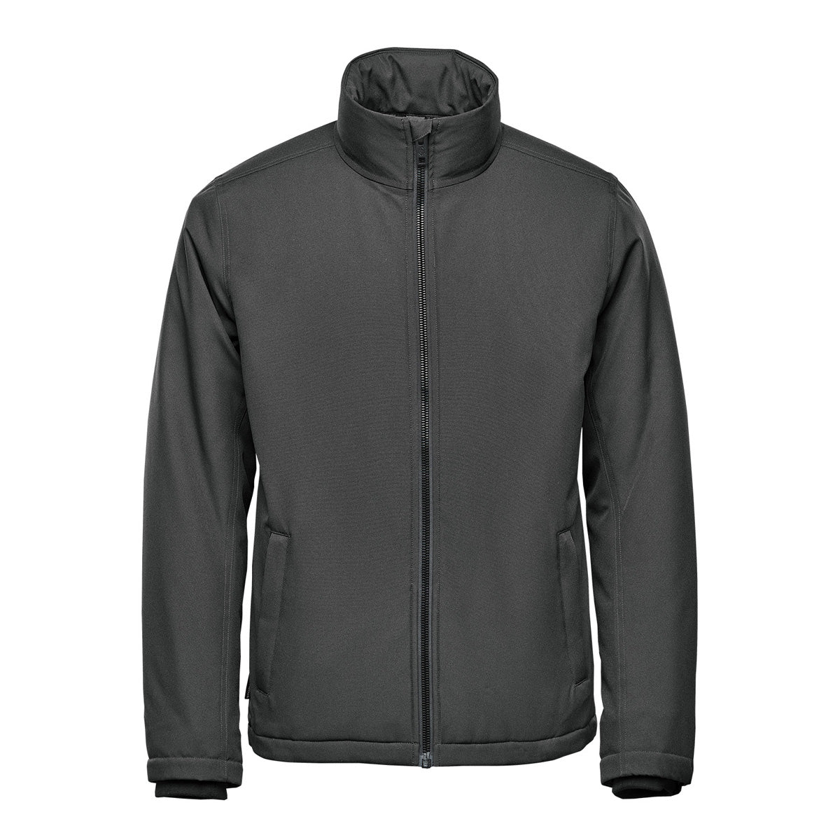 Insulated HD Work Jacket – Granite (front)