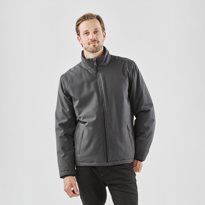 Insulated HD Work Jacket – Granite (fit view)