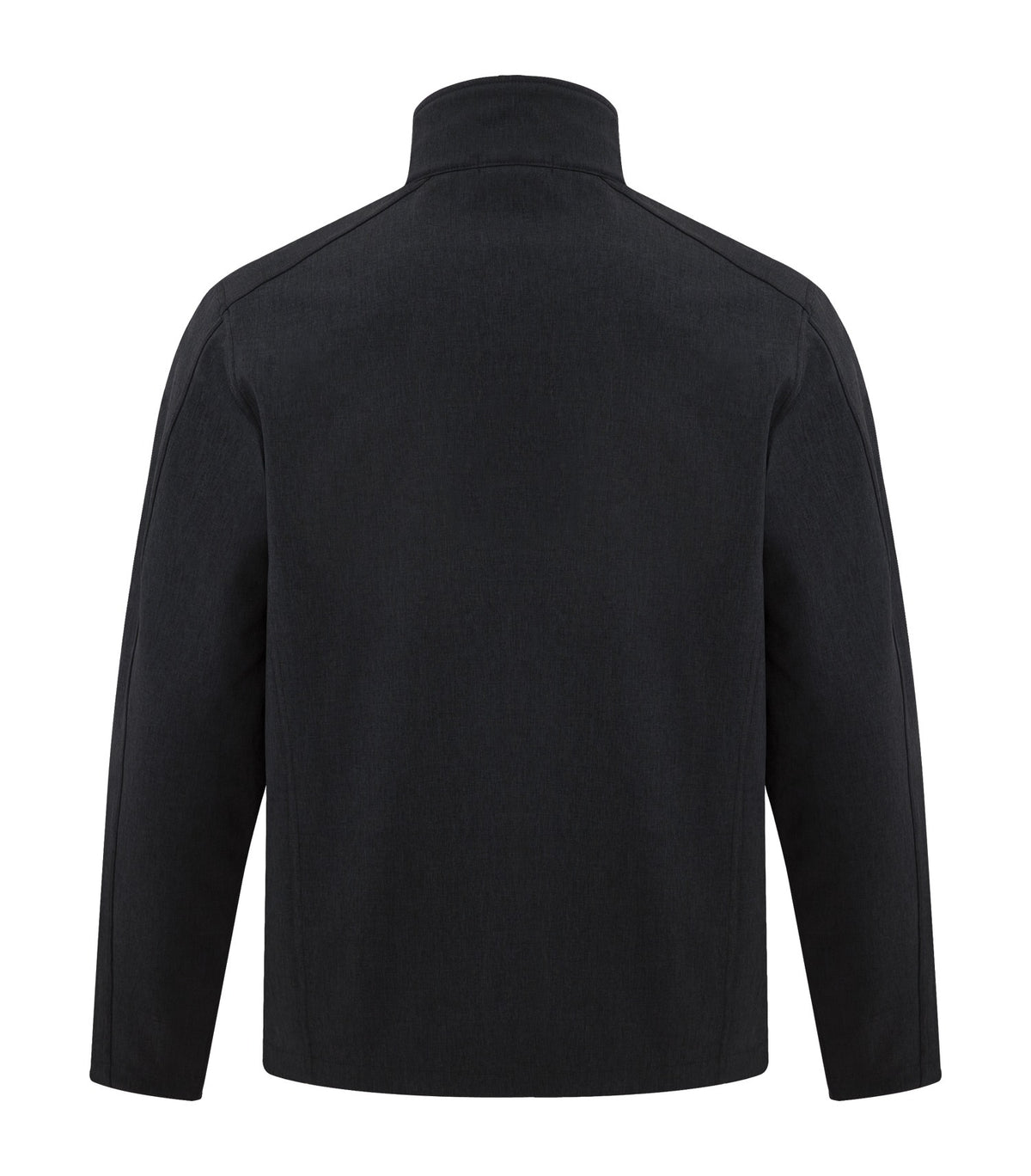 Soft Shell Work Jacket – Black Heather (back)