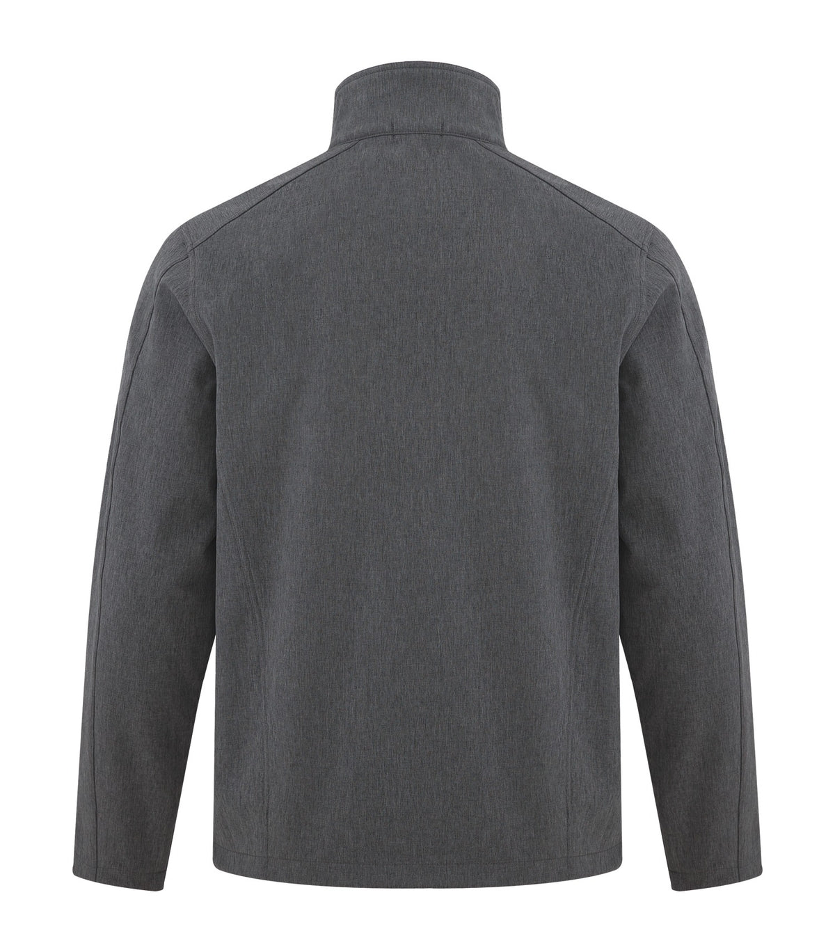 Soft Shell Work Jacket – Pearl Grey Heather (back)