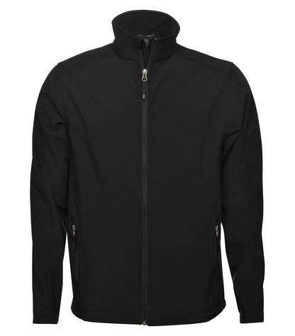 Soft Shell Work Jacket – Black (front)